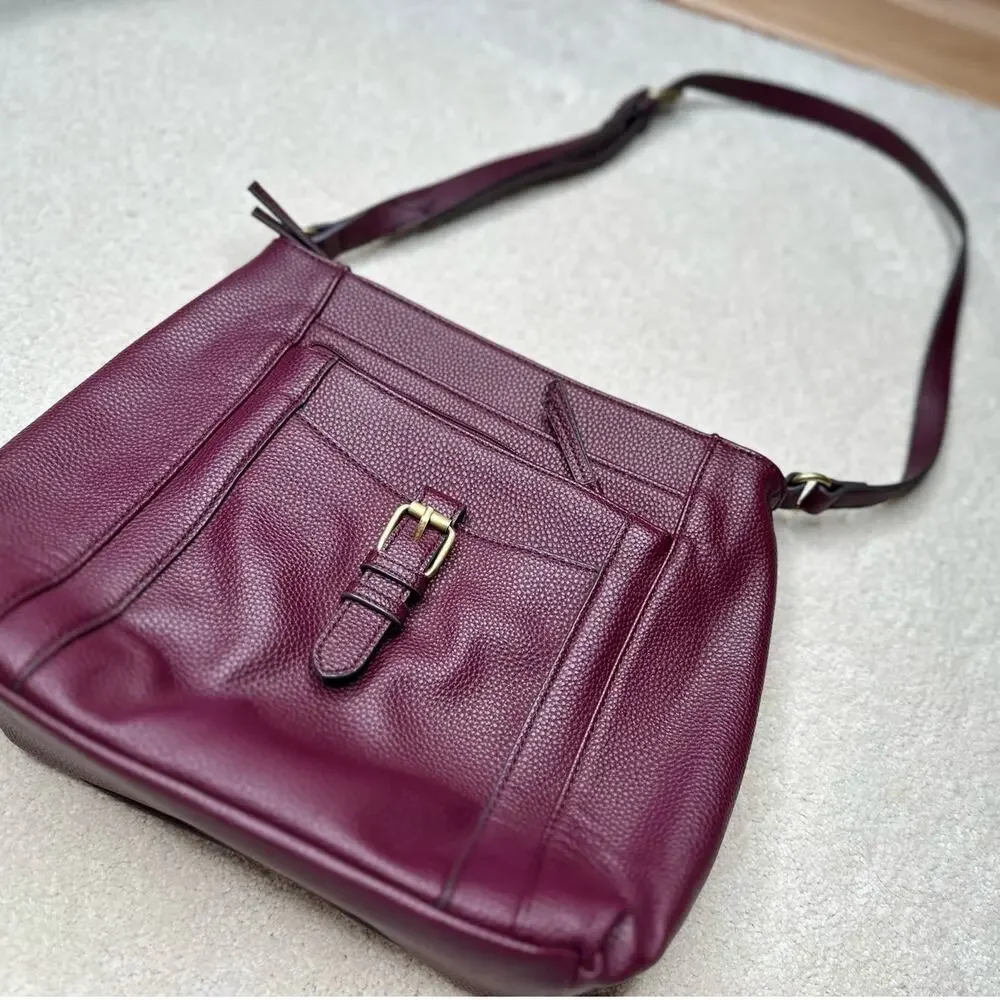 St John's Bay: Plum Purple Cross Body Purse